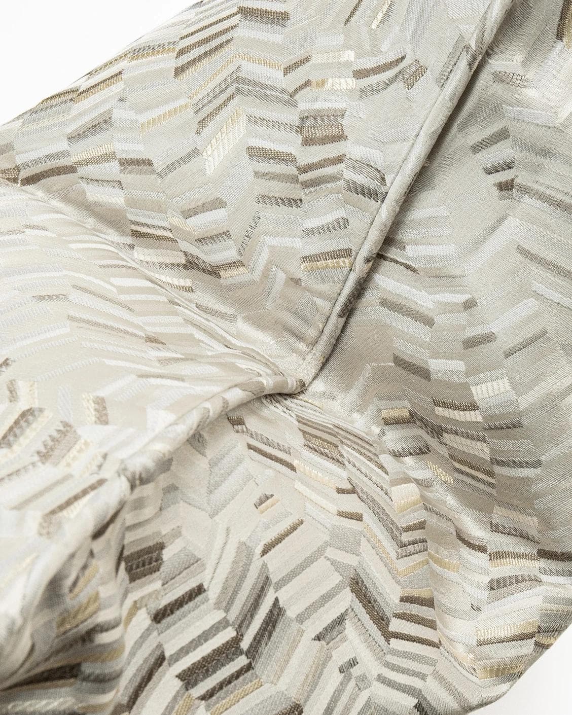 Faye Hodler cushion in silver and grey, shown in a product top view as image 8