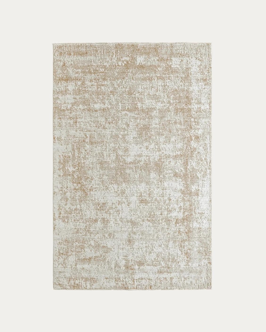 Finley Rust carpets in beige, shown in a product top view as image 1