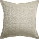 Fleur Bianca cushion in beige, shown in a product front view as image 1