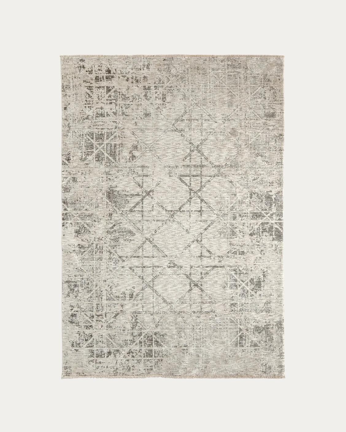Freida Ashton carpets in grey and beige, shown in a product top view as image 1