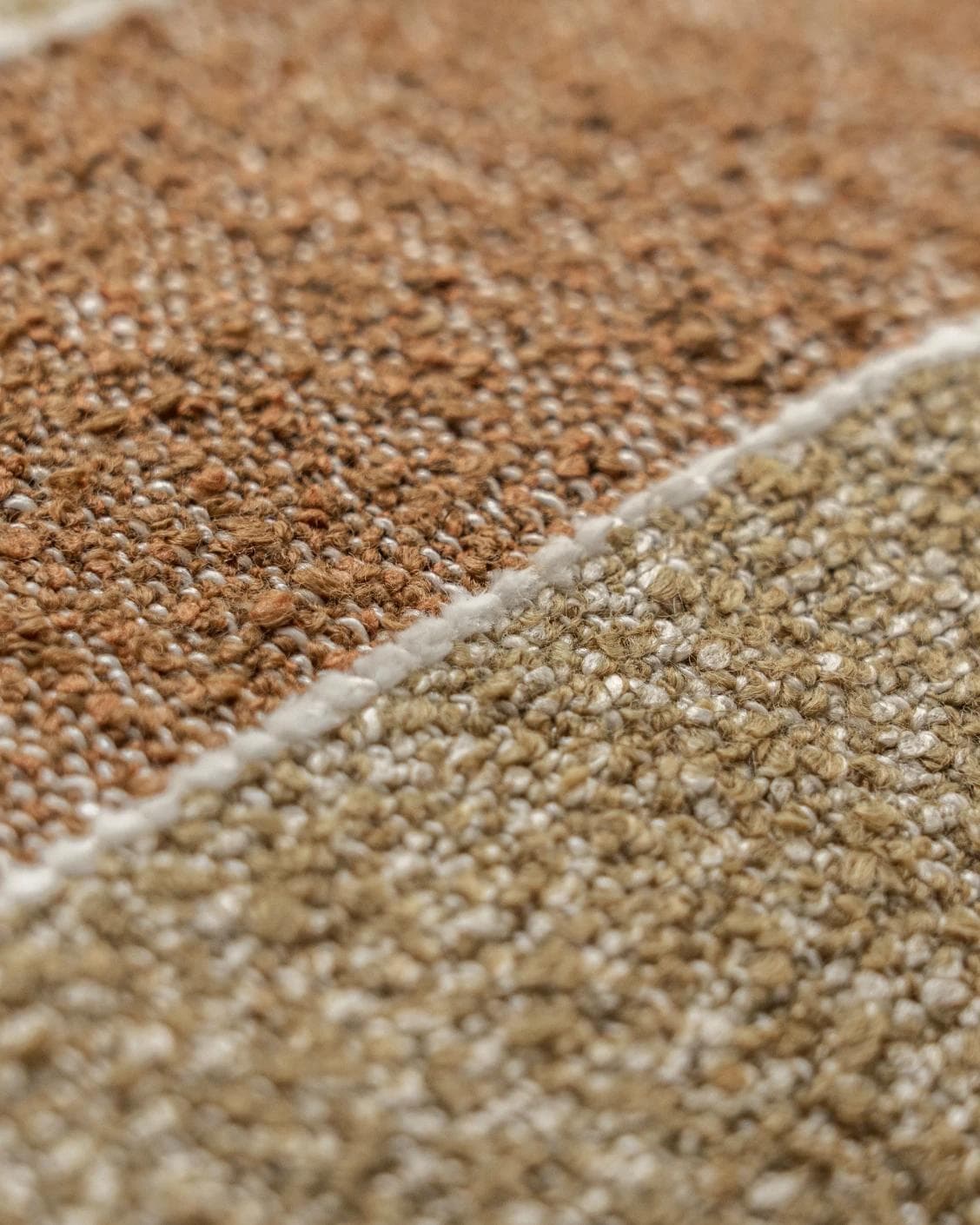 Gia Klimt cushion in brown and rust, shown in a product close-up as image 5