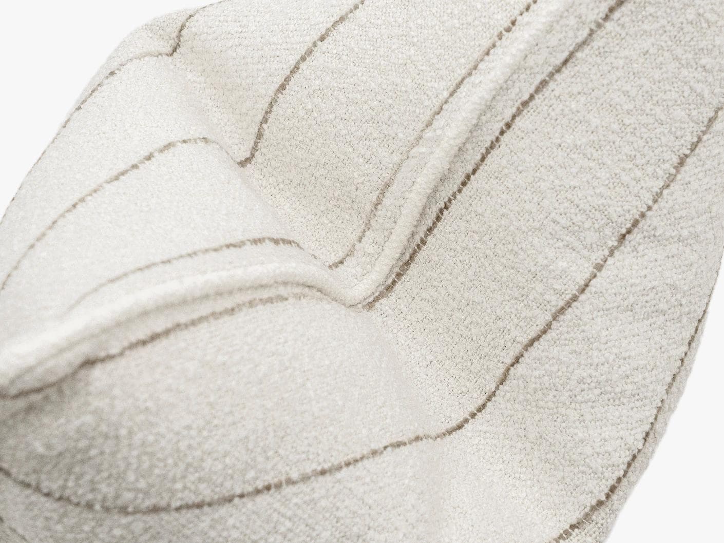 Gia Laurent III cushion in ivory, shown in a product top view as image 9