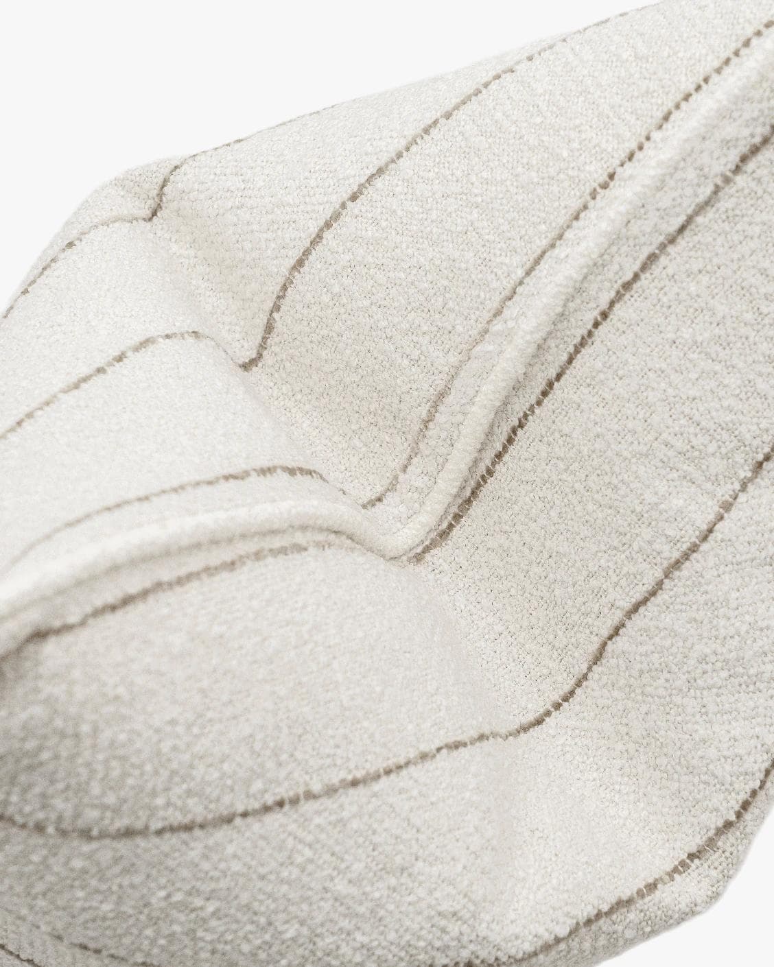 Gia Laurent III cushion in ivory, shown in a product top view as image 9