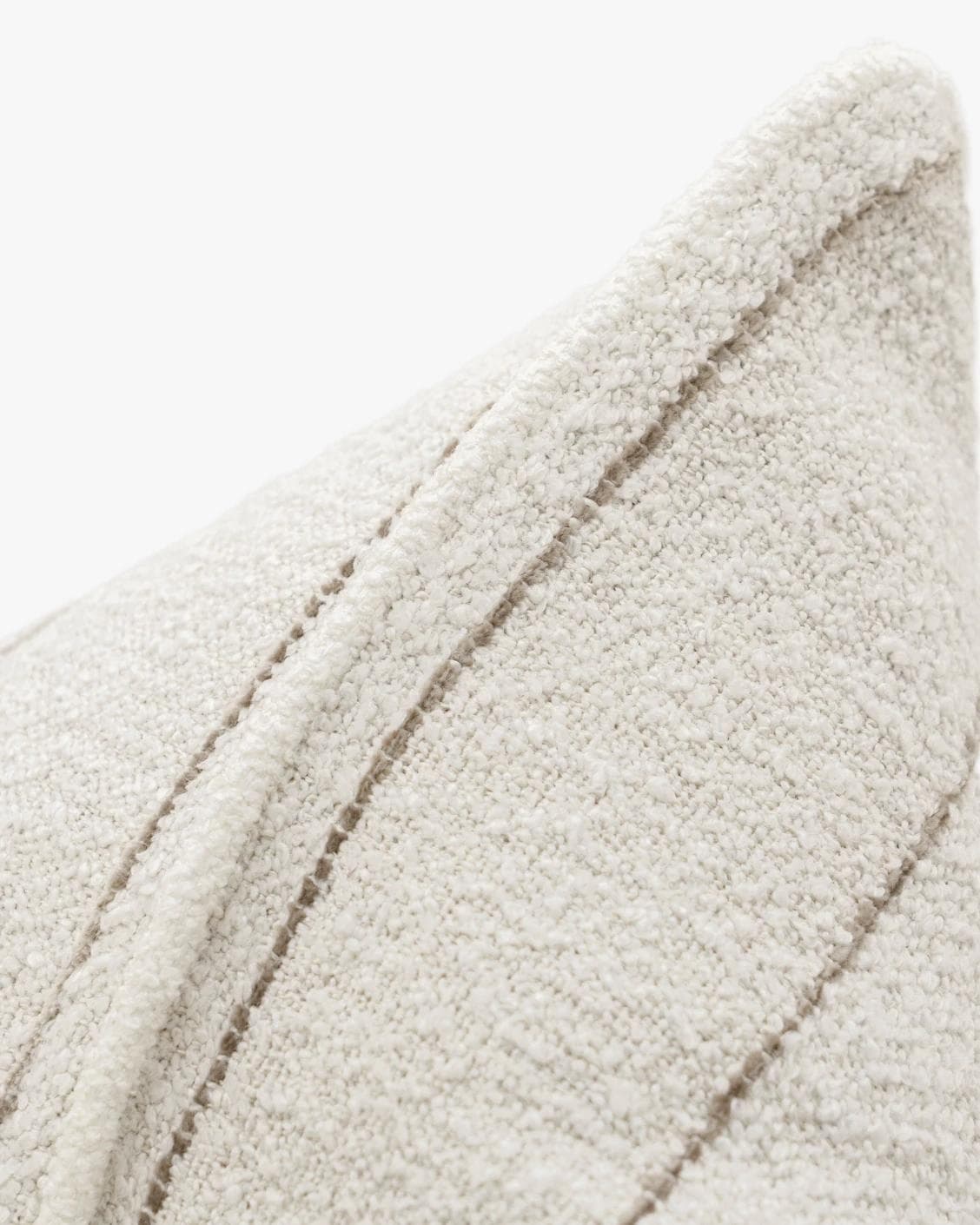 Gia Laurent cushion in ivory, shown in a product close-up as image 6