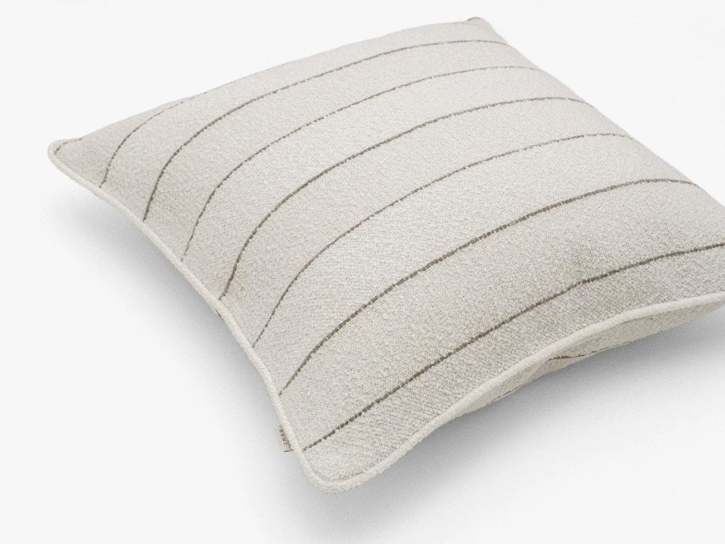 Gia Laurent cushion in ivory, shown in a product top view as image 8