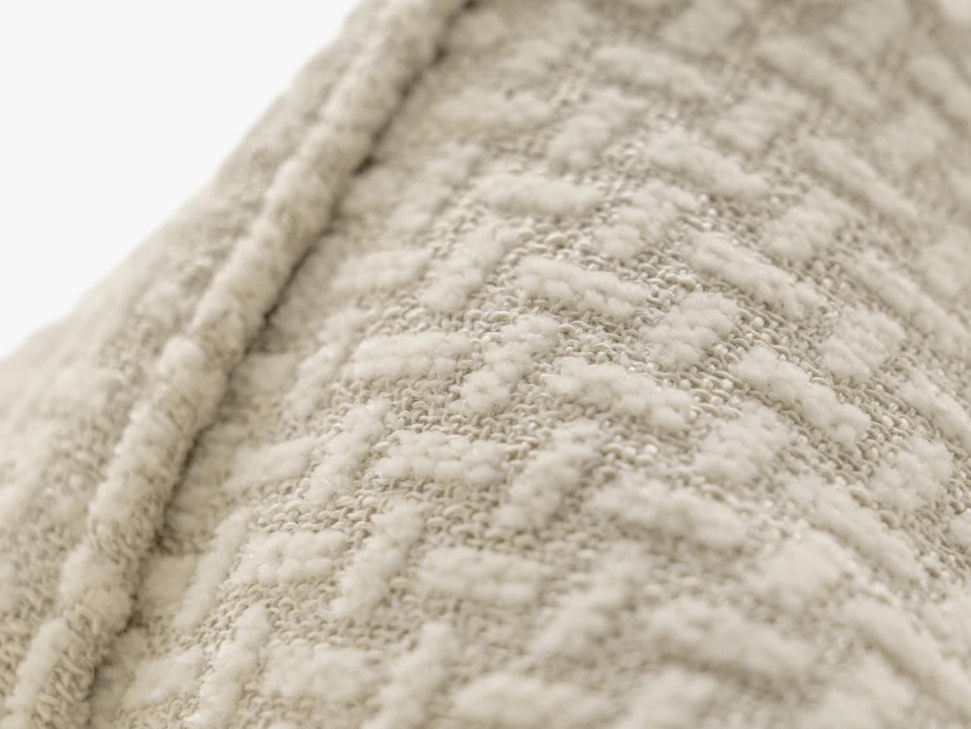 Gigi Laurent cushion in ivory, shown in a product close-up as image 7