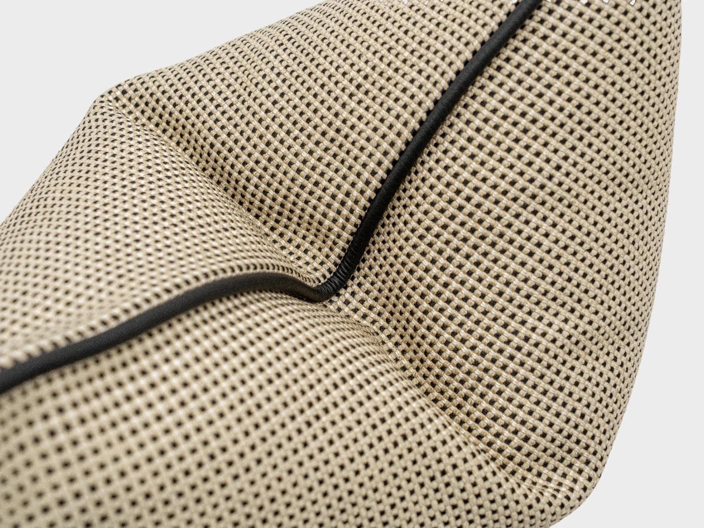 Ginny Laurent cushion in cream, shown in a product top view as image 9