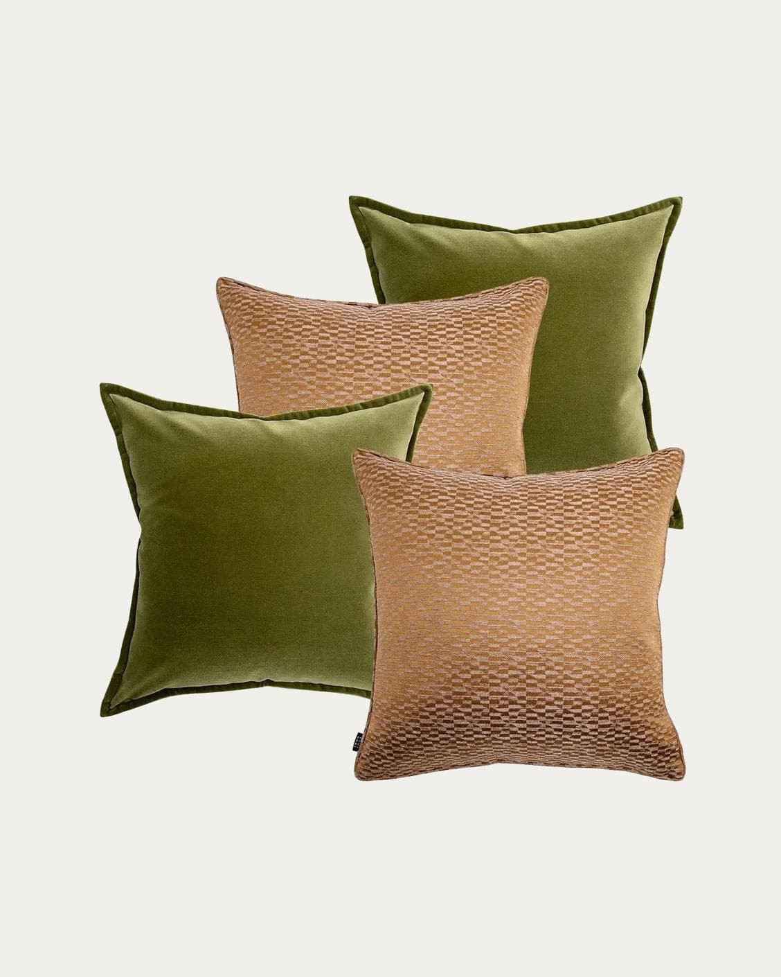 Octavia Bundle bundle - indoor in green and orange, shown in a product front view as image 1