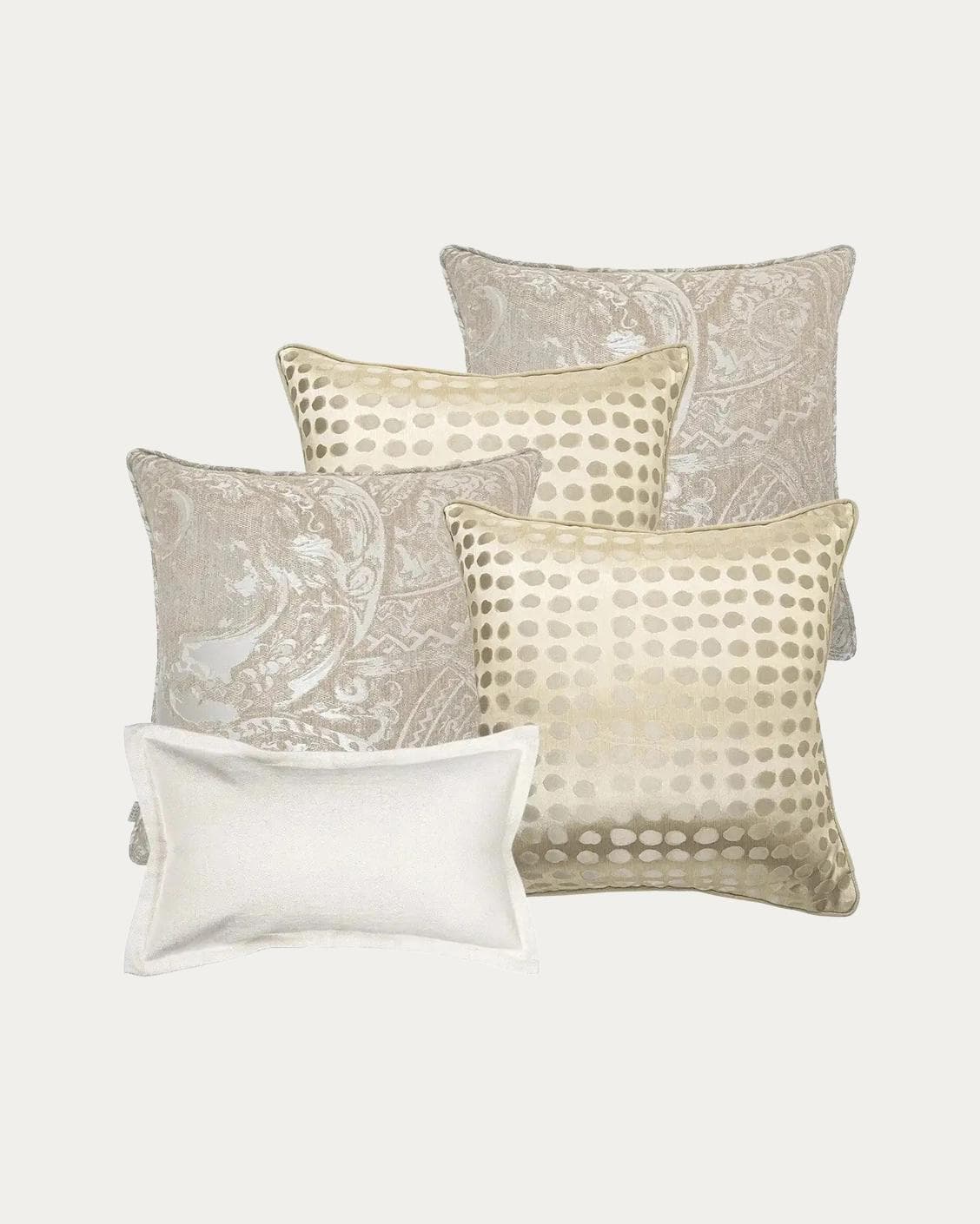 Hadley Bundle bundle - indoor in beige, silver, white and gold, shown in a product front view as image 1