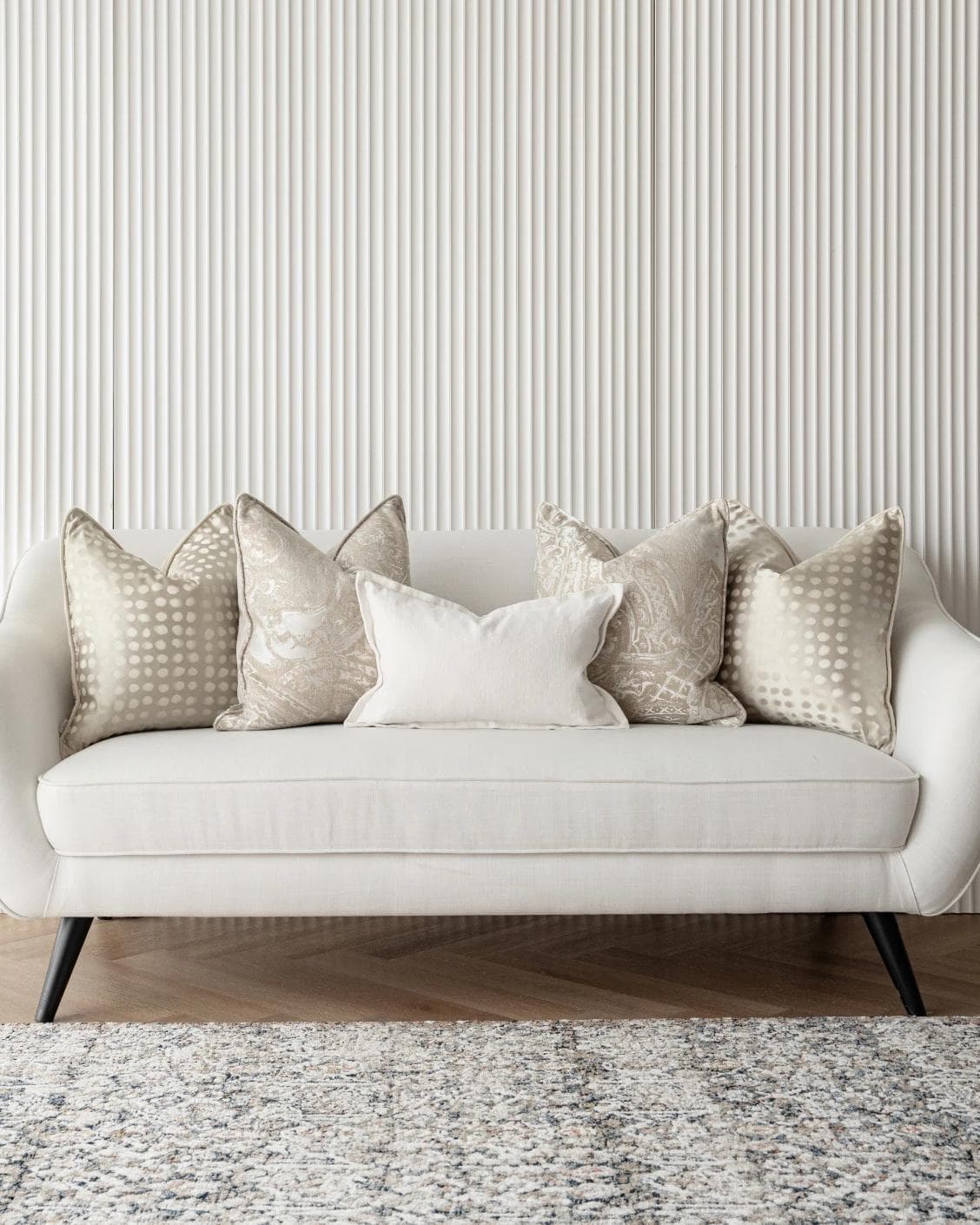 Hadley Bundle cushion, shown in a lifestyle front view as image 4