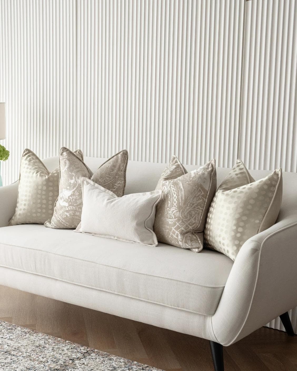Hadley Bundle cushion, shown in a lifestyle right view as image 2