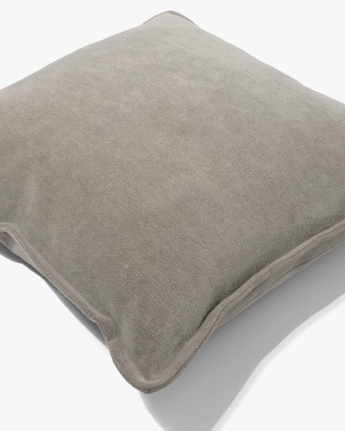 Haley Laurent cushion in grey and taupe, shown in a product top view as image 8