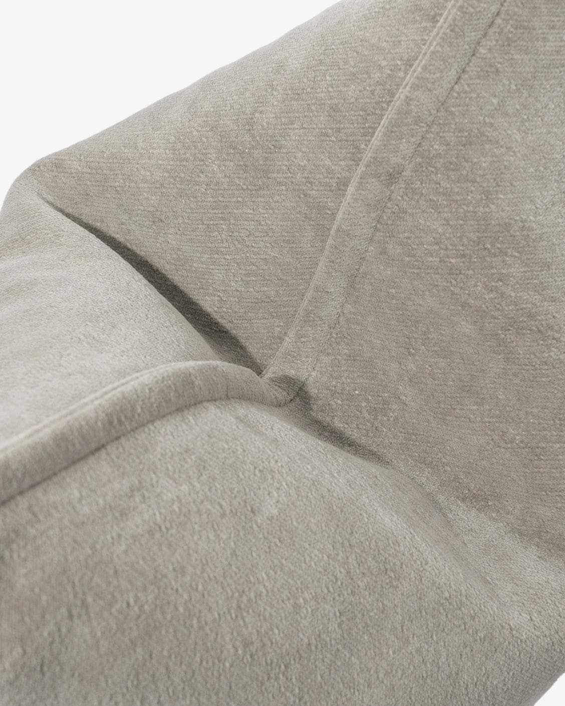 Haley Laurent cushion in grey and taupe, shown in a product top view as image 9