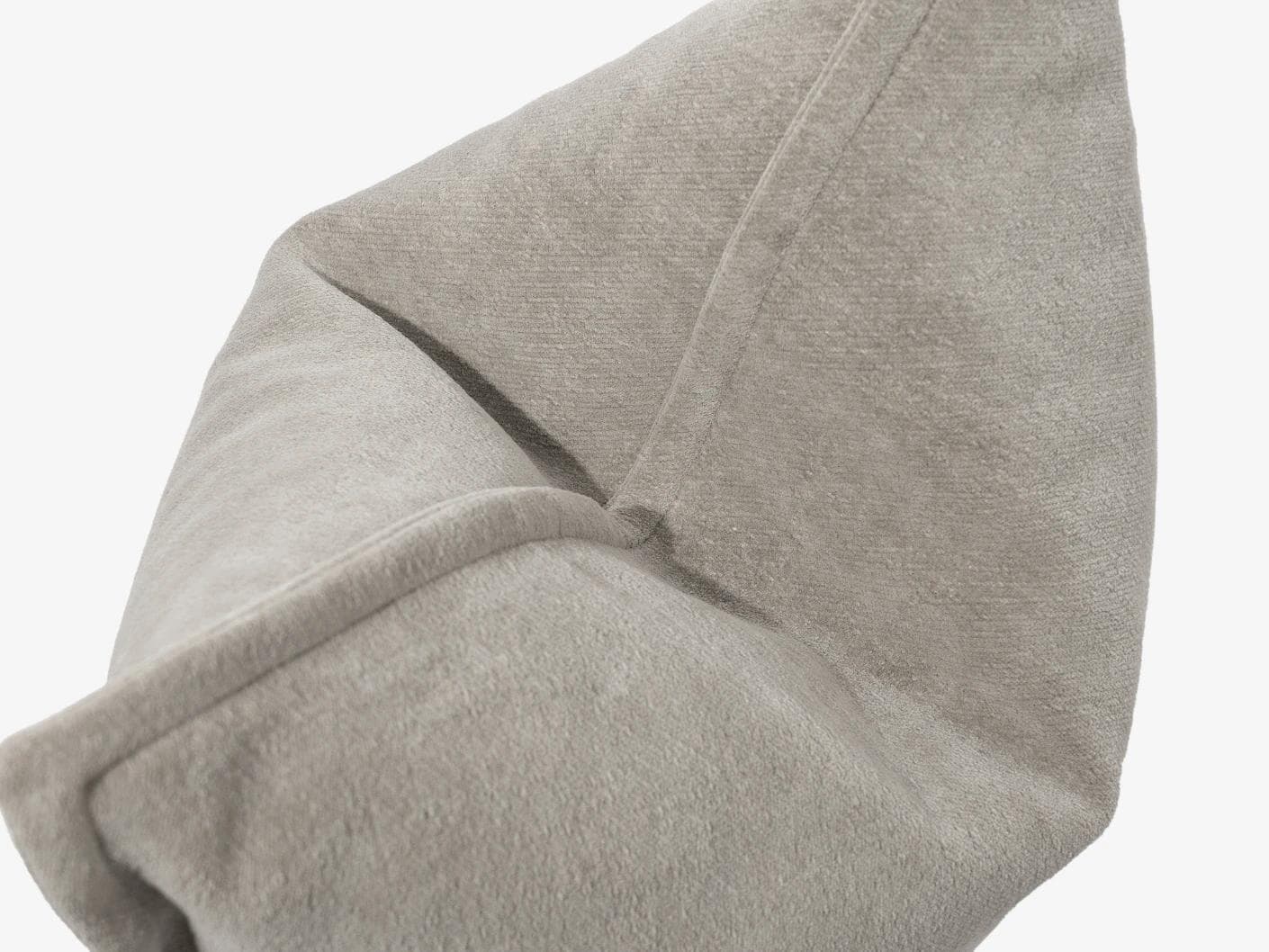 Haley Laurent cushion in grey and taupe, shown in a product top view as image 9