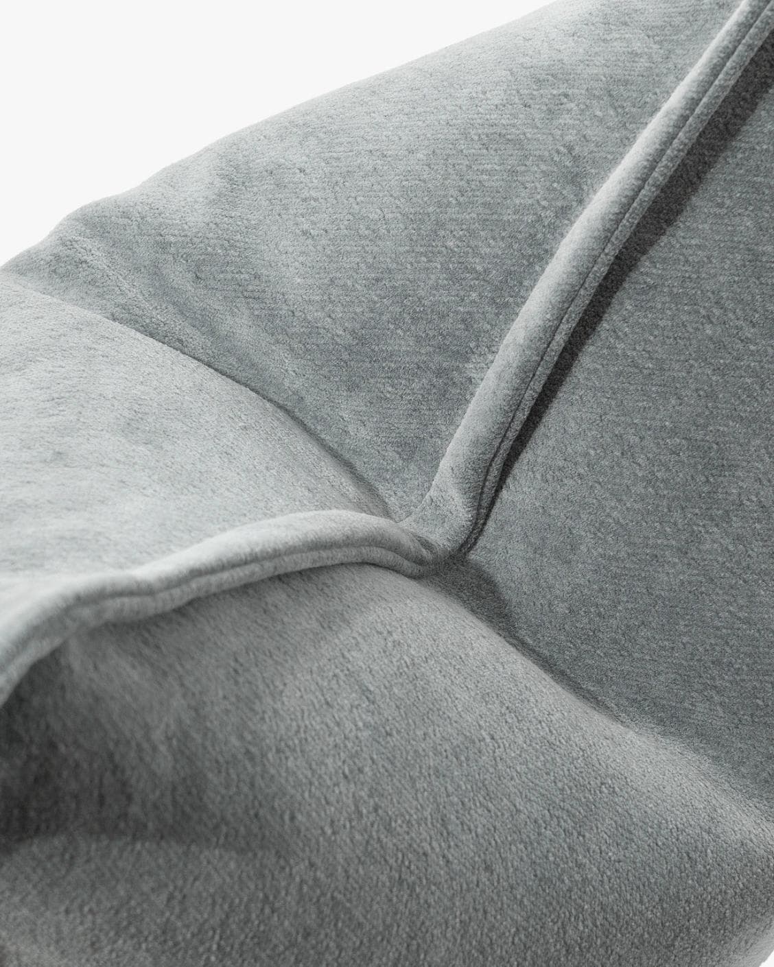 Haley Lucas cushion in azure and grey, shown in a product top view as image 9