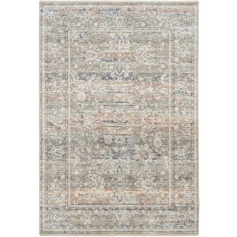 Hana Dune carpets in beige and rust, shown in a product top view as image 1