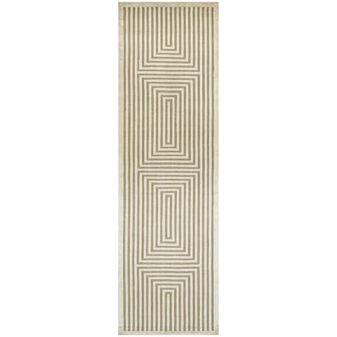 Harf Noon Sandy carpets in beige and ivory, shown in a product top view as image 1