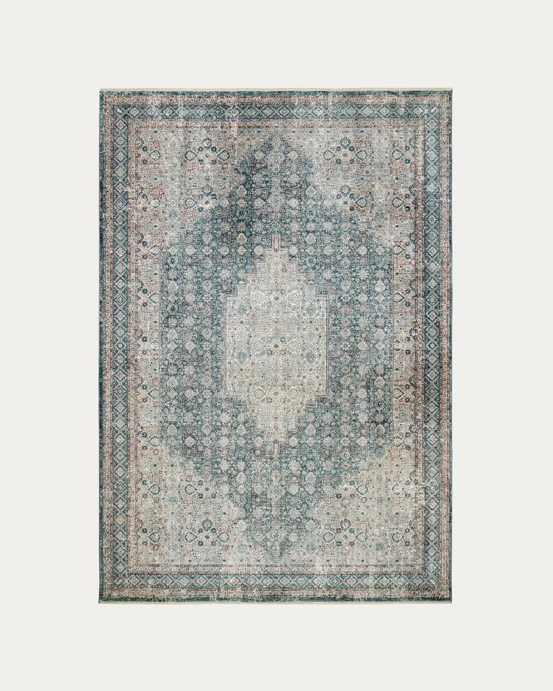 Harper Sky carpets in blue, shown in a product top view as image 1