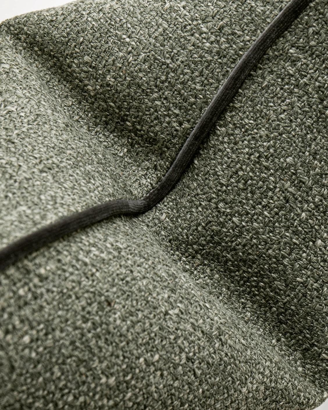 Harrison Sage cushion in green, shown in a product top view as image 7