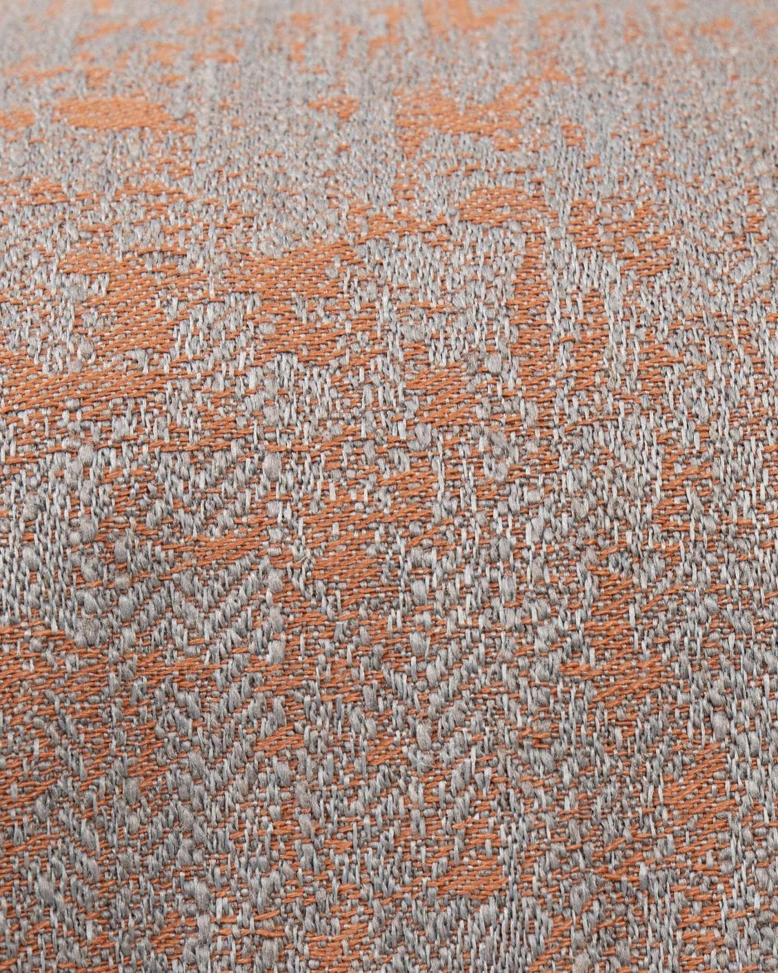 Hazel Tangelo cushion in orange and red, shown in a product close-up as image 8