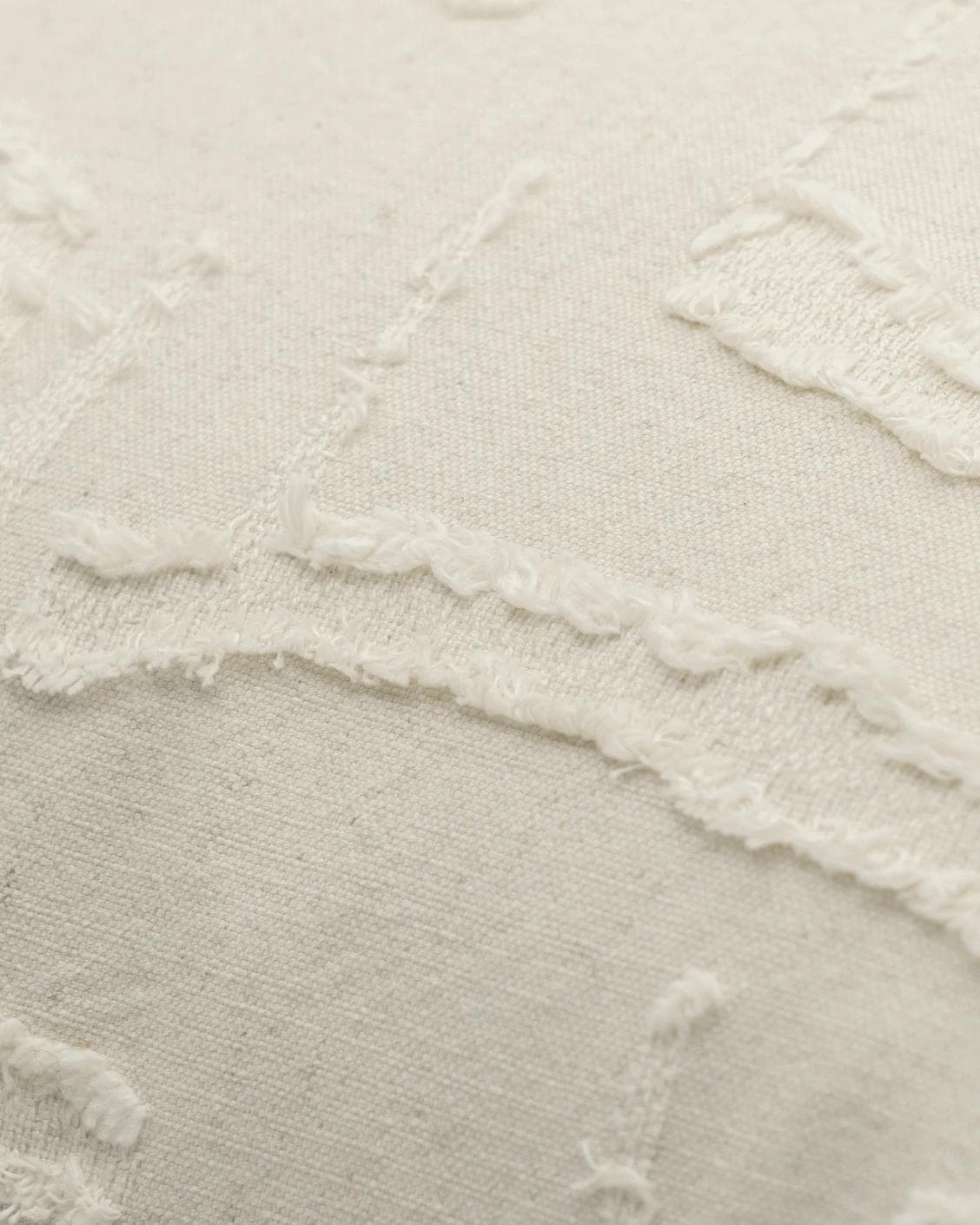 Heeth Laurent cushion in cream and ivory, shown in a product close-up as image 6