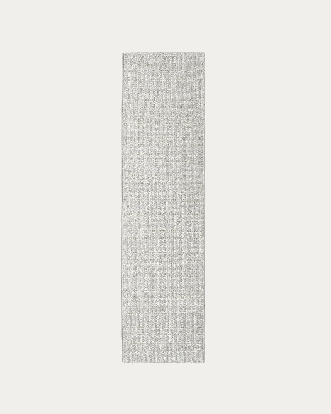 Henry Bianca carpets in ivory and pearl, shown in a product top view as image 1