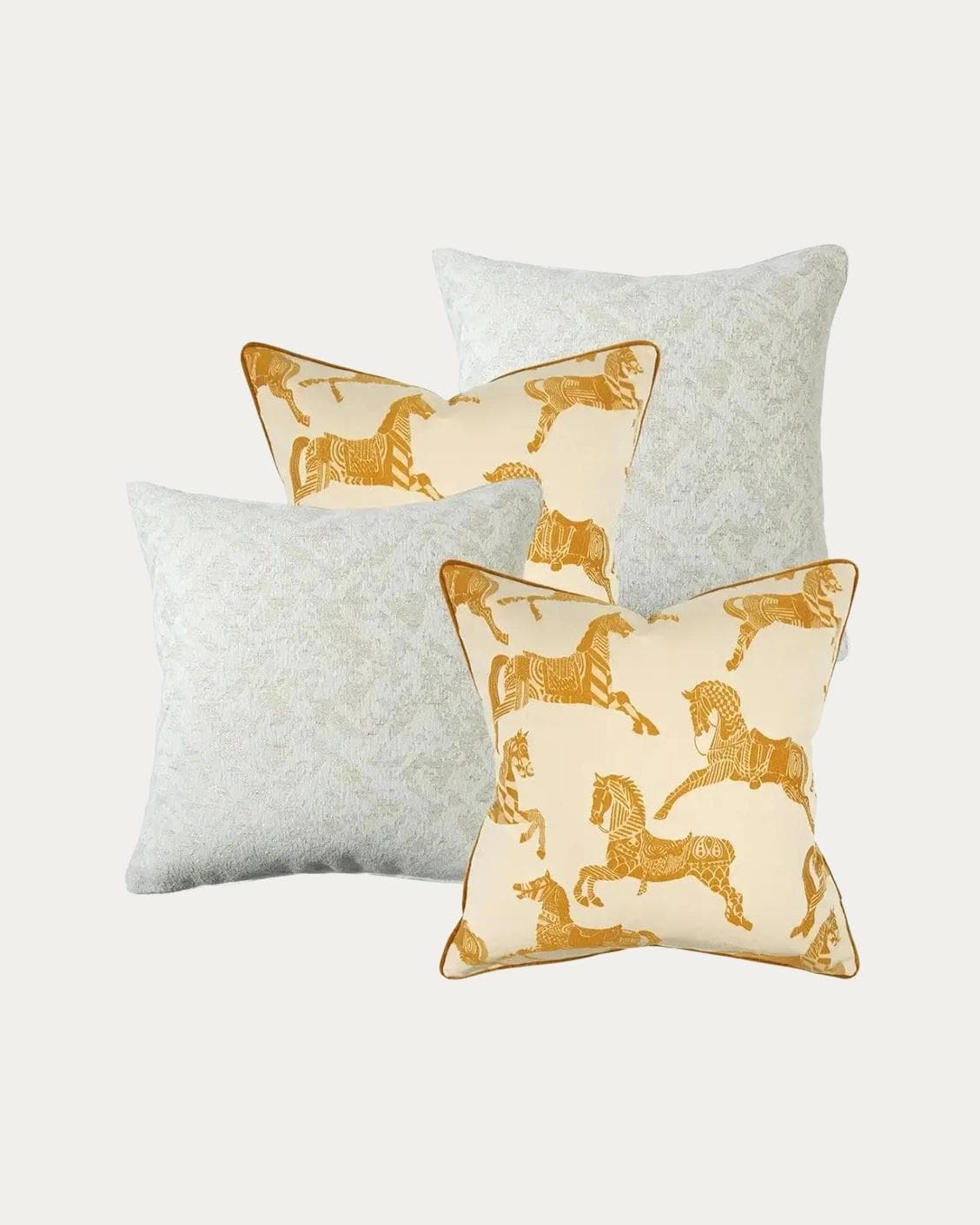 Alona Bundle bundle - indoor in white, orange and beige, shown in a product front view as image 1