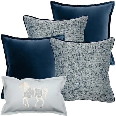 John Bundle bundle - indoor in blue, silver and white, shown in a product front view as image 1