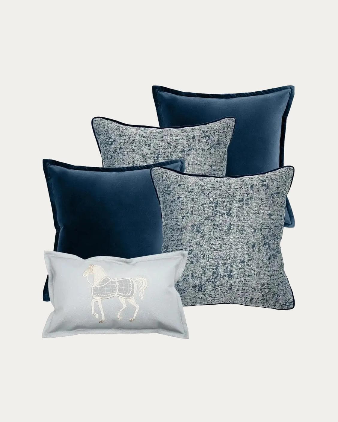 John Bundle bundle - indoor in blue, silver and white, shown in a product front view as image 1