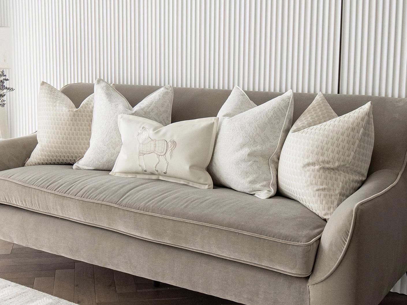 Carmi Bundle bundle - indoor in white and beige, shown in a lifestyle right view as image 2