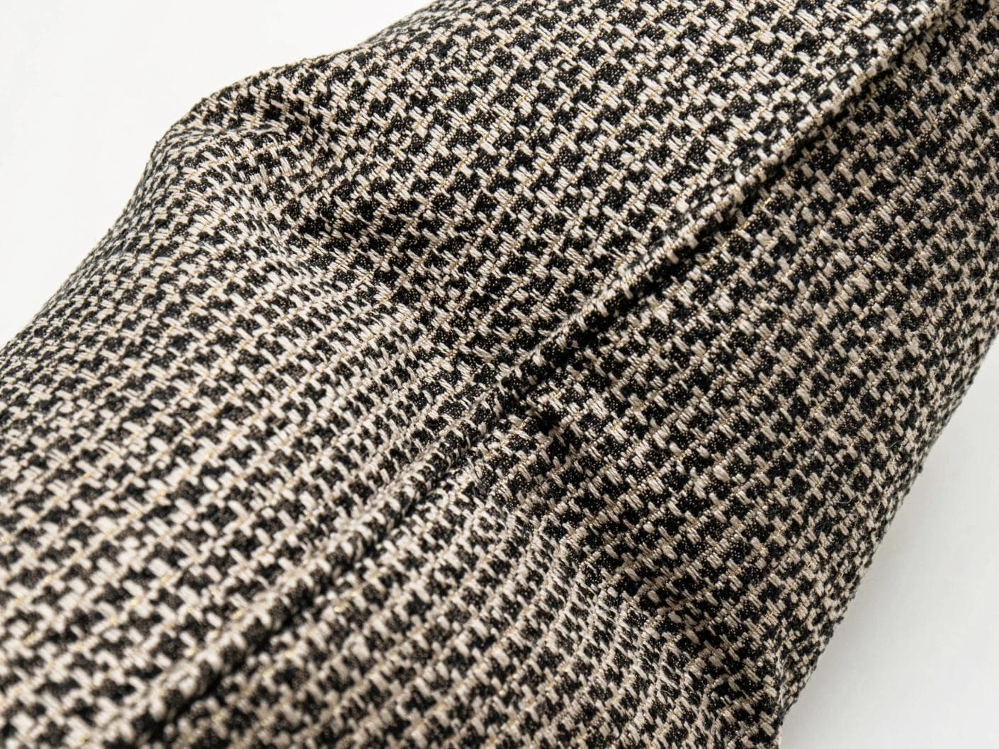 Hugo Steele II cushion in black, shown in a product top view as image 7