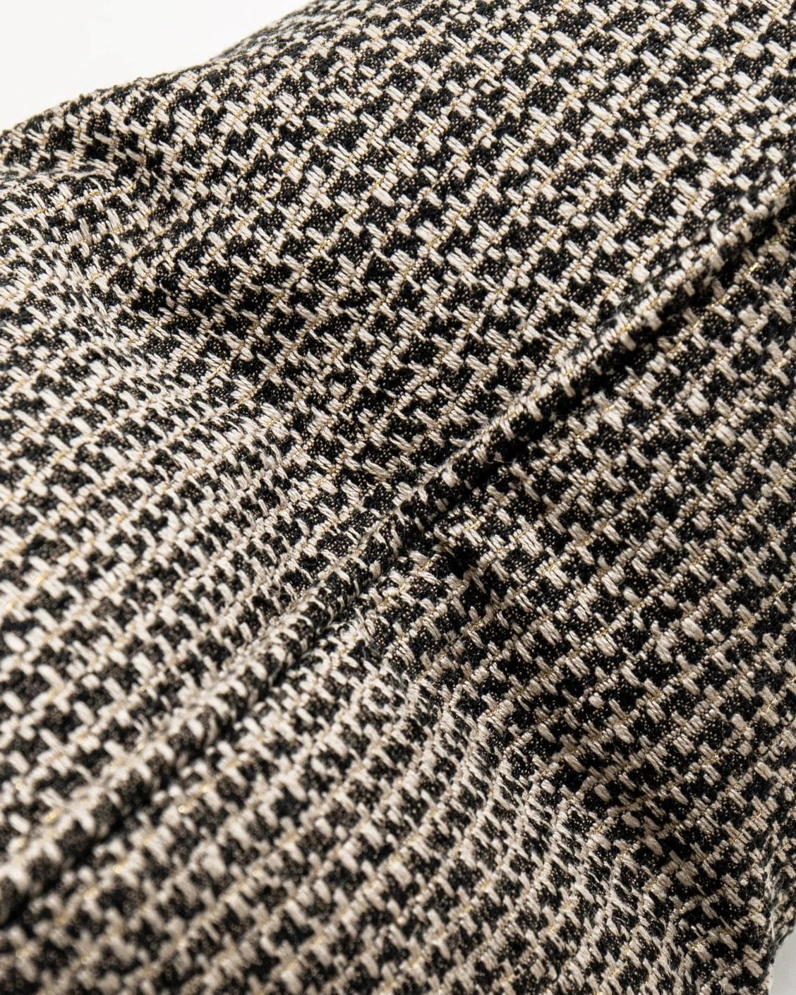 Hugo Steele II cushion in black, shown in a product top view as image 7