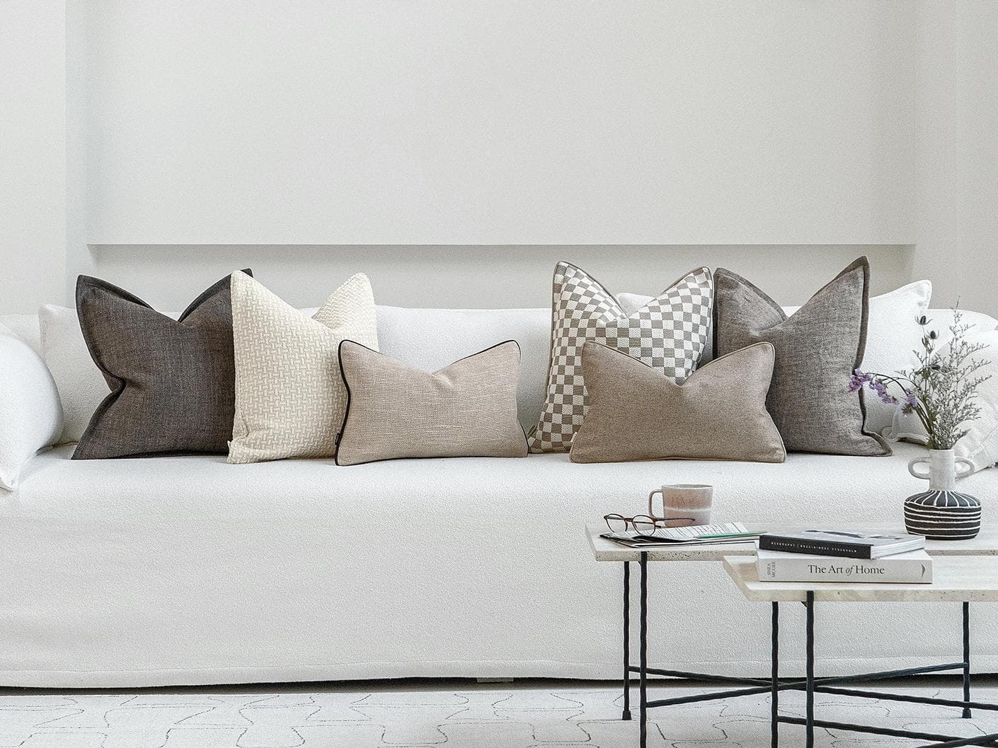 Humberly Bundle cushion, shown in a lifestyle front view as image 4