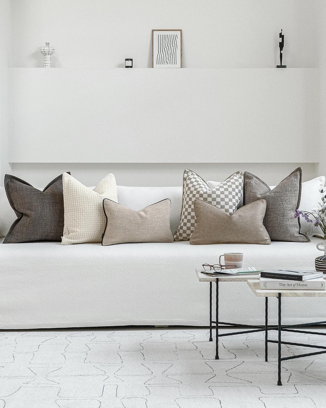 Humberly Bundle cushion, shown in a lifestyle front view as image 4