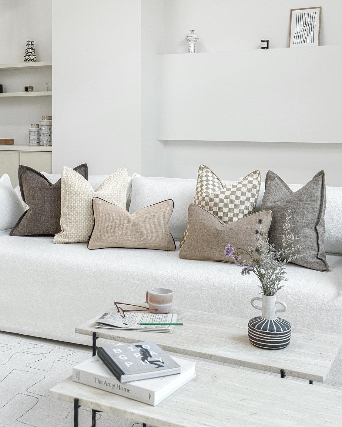 Humberly Bundle cushion, shown in a lifestyle right view as image 2