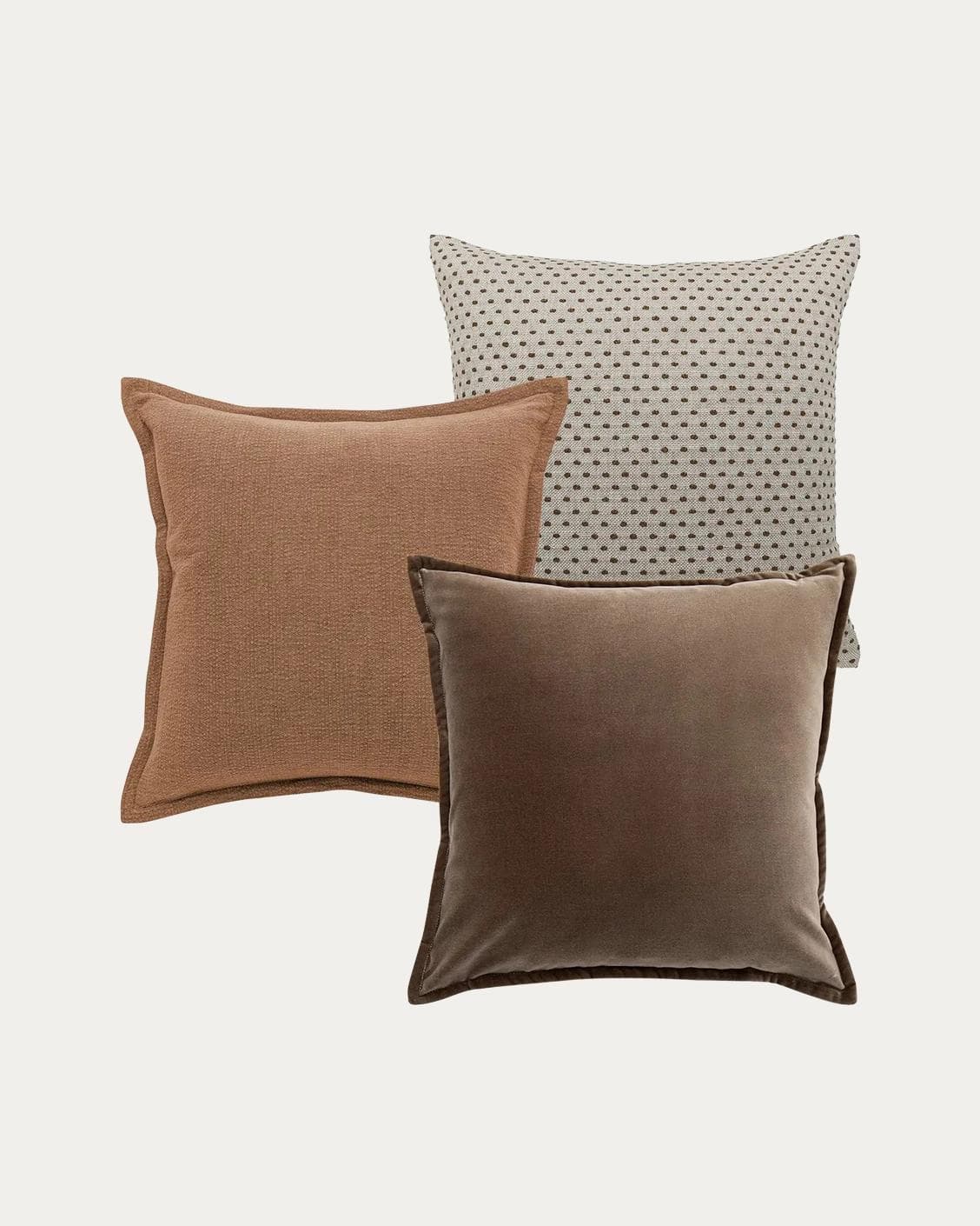 Abhishek Bundle bundle - indoor in brown and rust, shown in a product front view as image 1
