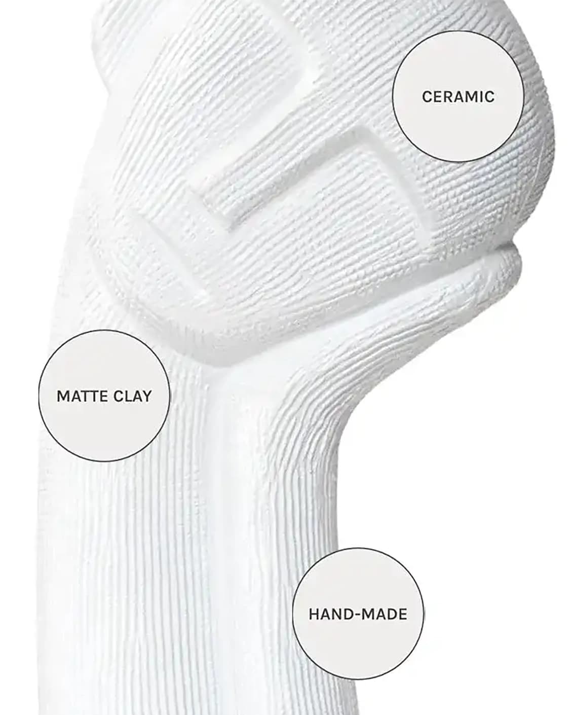 Addie Arneson statues and sculptures in white, shown in a product close-up as image 8