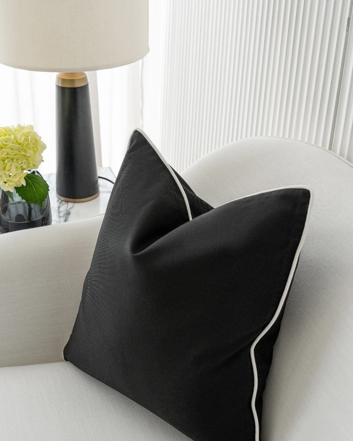 Aelia Steele single - outdoor in black, shown in a lifestyle right view as image 1