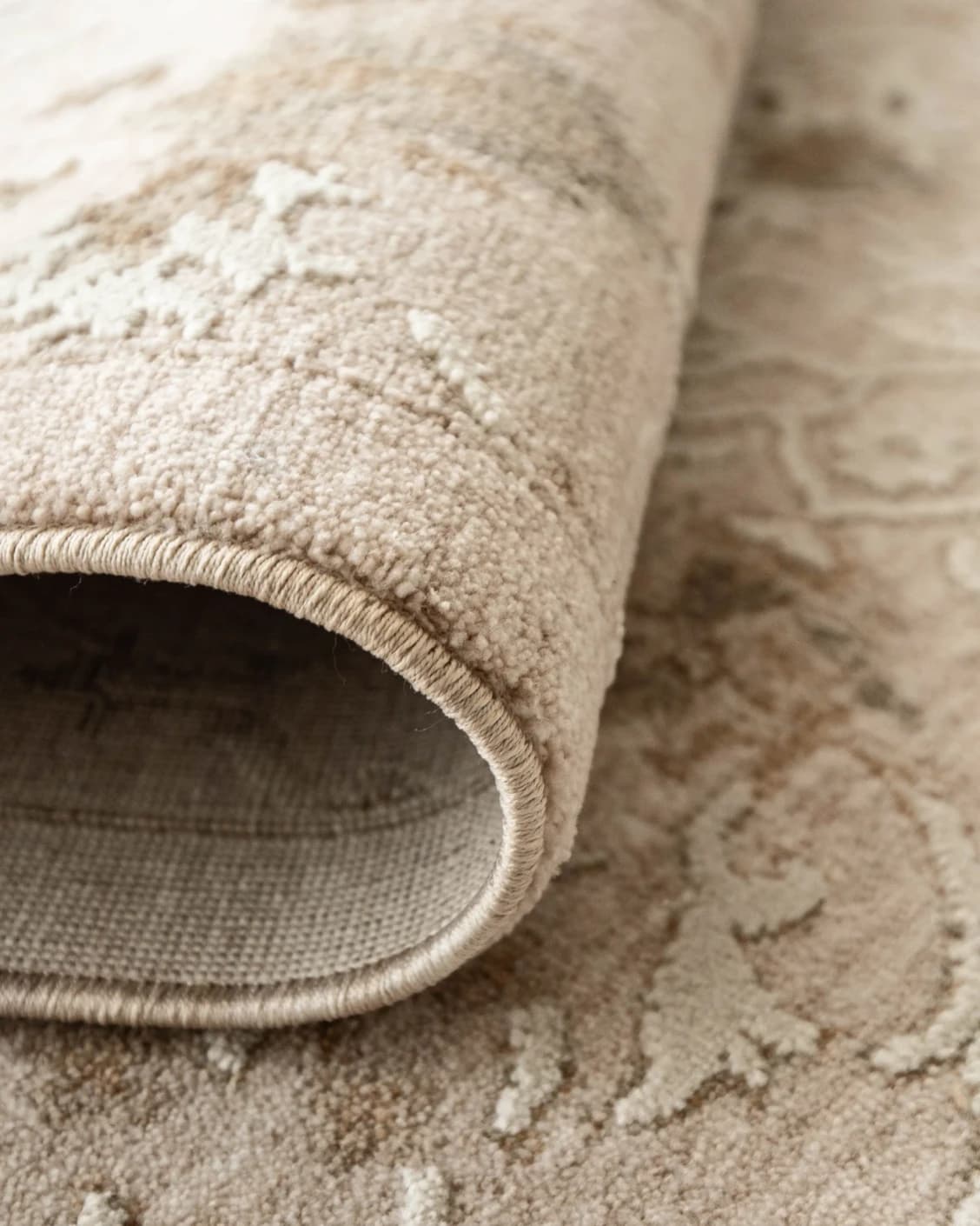 Albert Terra carpet in beige and brown, shown in a product close-up as image 10
