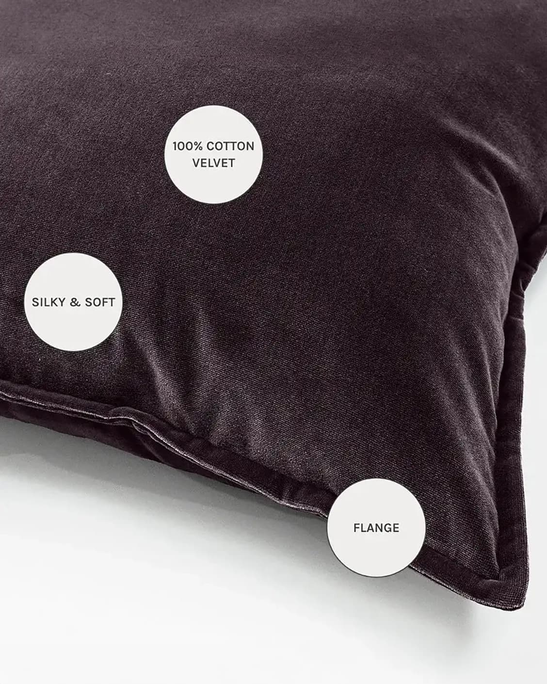 Alessandra Mauveine cushions in purple, shown in a product close-up as image 8