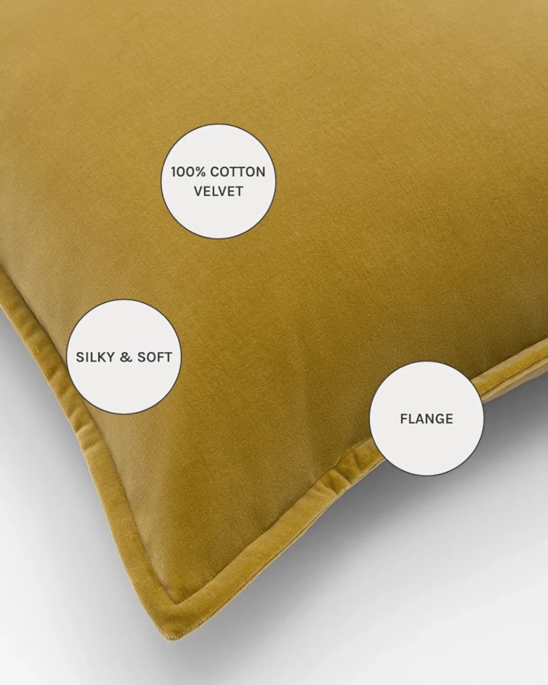 Alessandra Moss cushions in gold, shown in a product close-up as image 11
