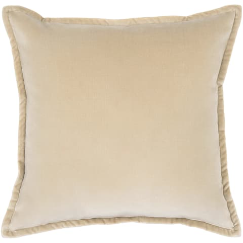 Alessandra River cushion in beige, shown in a product front view as image 1