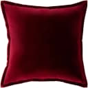 Alessandra Scarlet cushion in red, shown in a product front view as image 1