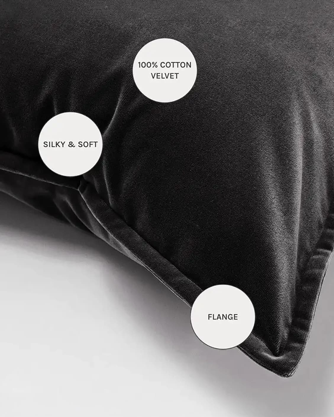 Alessandra Steele cushions in charcoal and grey, shown in a product close-up as image 9