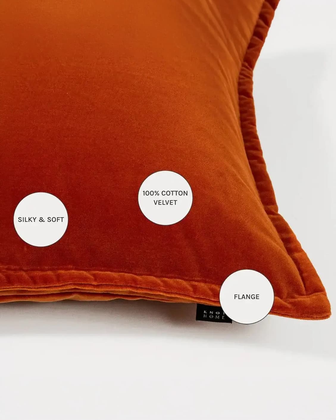 Alessandra Tangelo cushions in tangelo and orange, shown in a product close-up as image 9