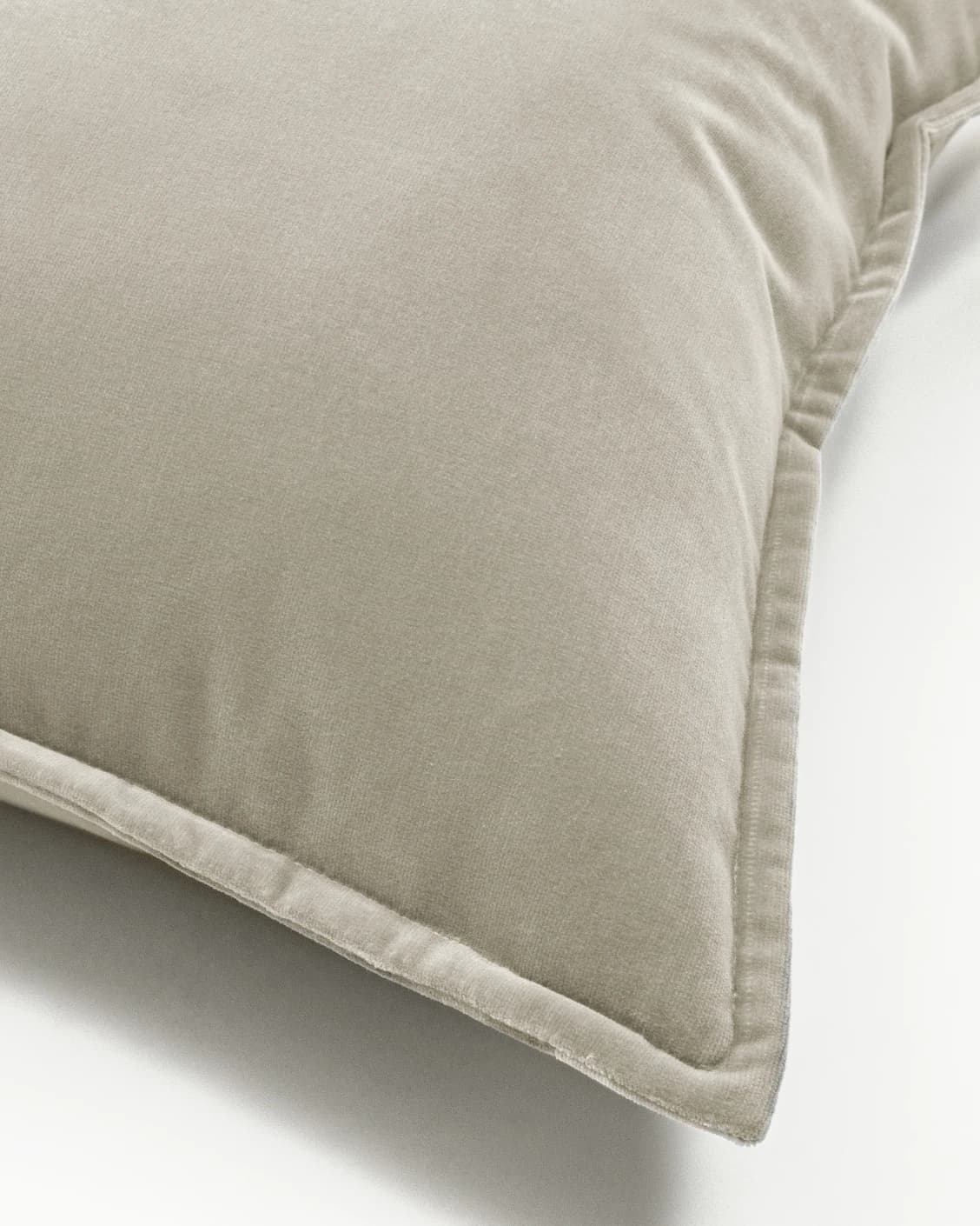 Alessandra Taupe cushion in taupe, brown and grey, shown in a product top view as image 7