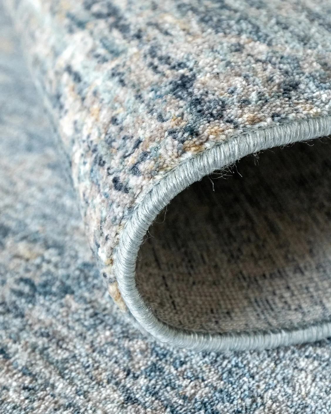 Alexander Azure carpet in blue, shown in a product close-up top view as image 11
