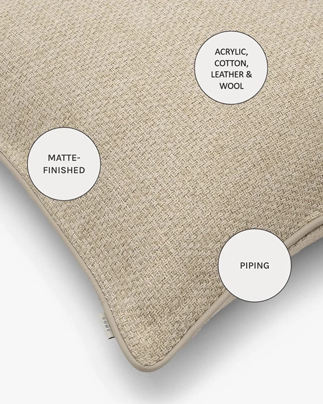 Alin Klimt cushions in beige and taupe, shown in a product close-up as image 10