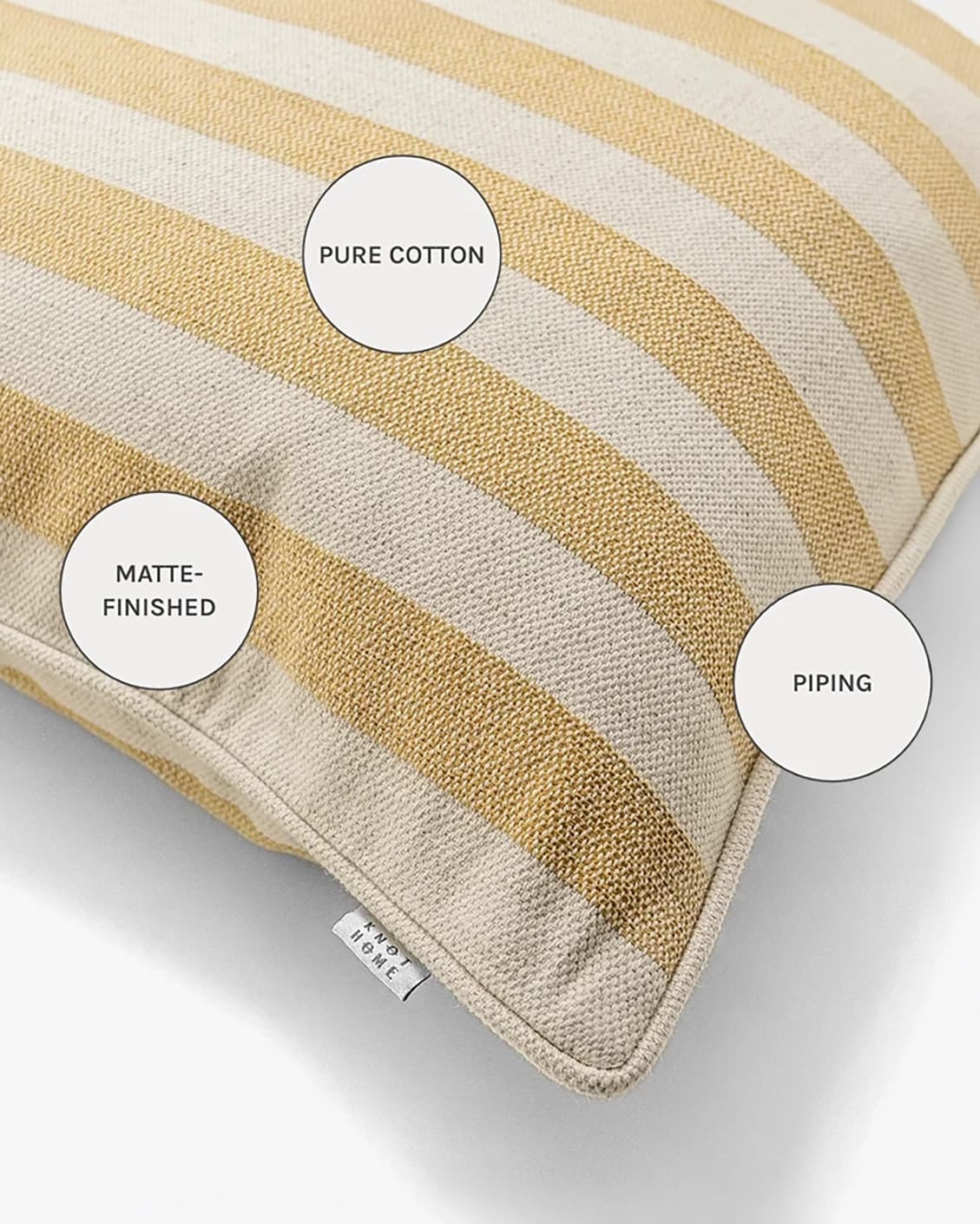 Ameline Barrymore cushions in yellow, shown in a product close-up as image 13