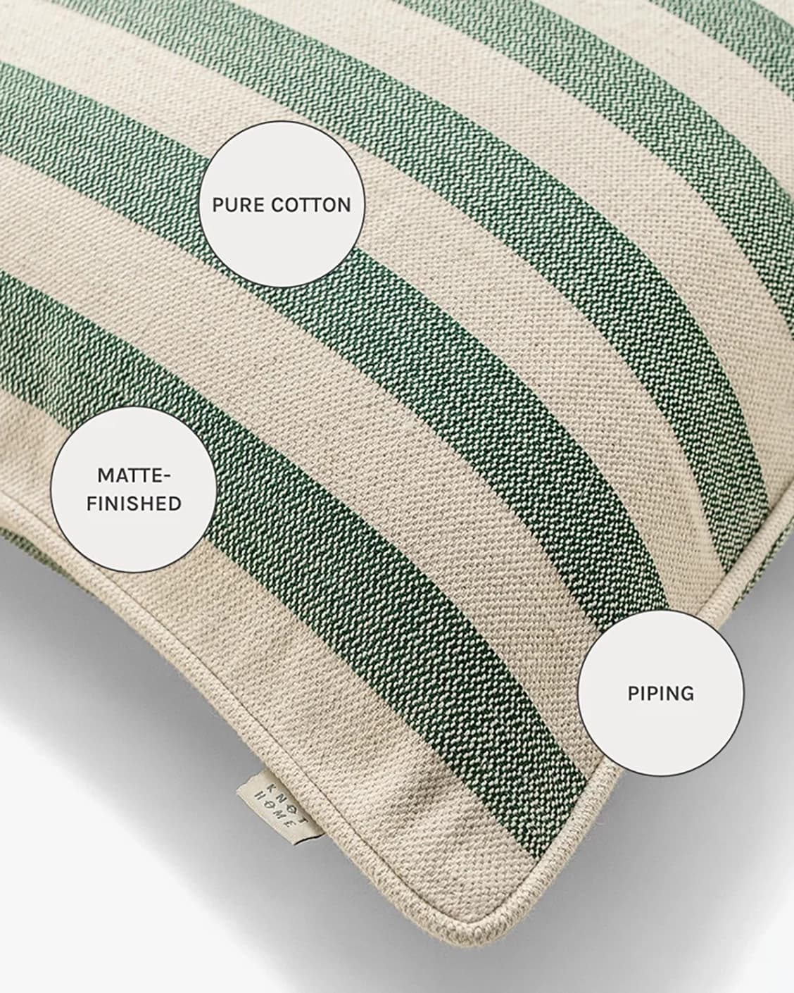 Ameline Forest cushions in forest green, shown in a product close-up as image 11